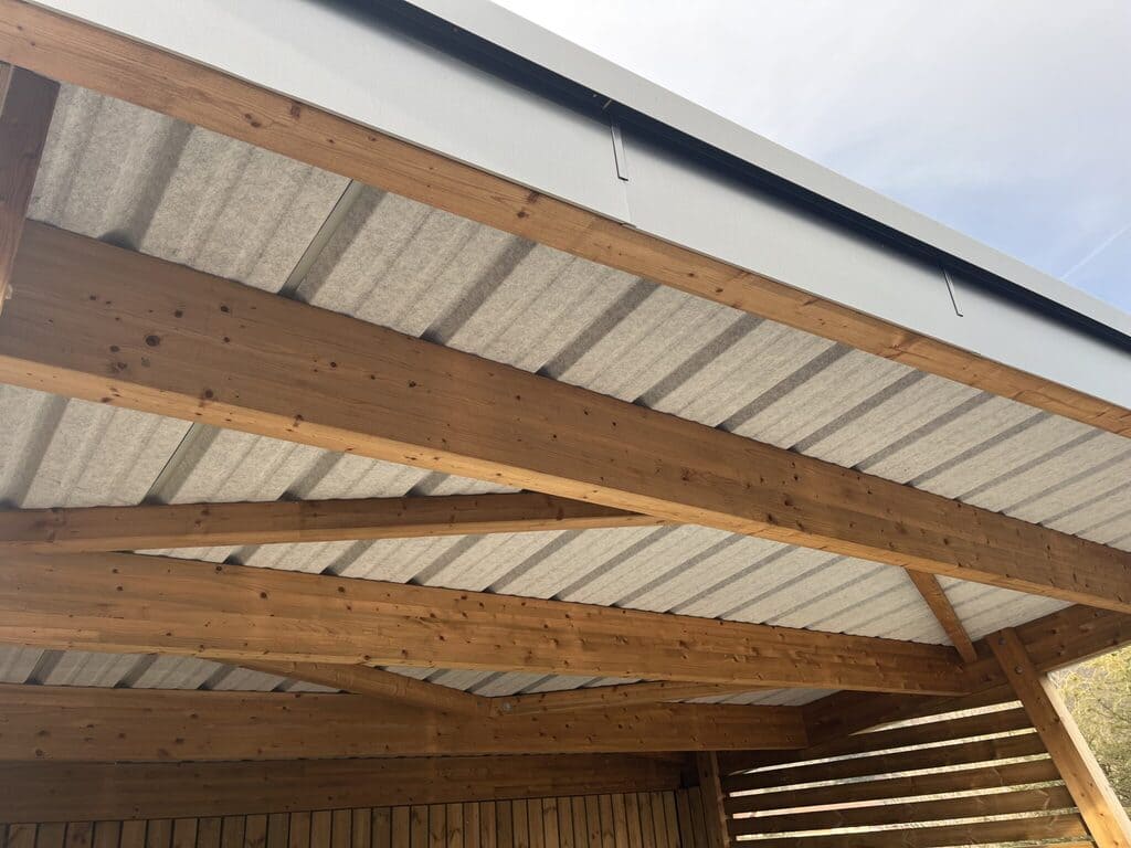 Carport bois bac acier - Vue 9