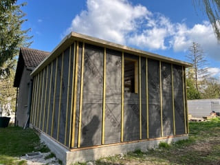 Extension bois - Vue 1