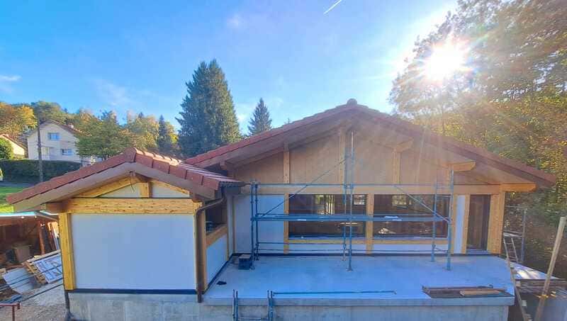 Extension Chalet Structure Poteau-Poutre - Vue 15