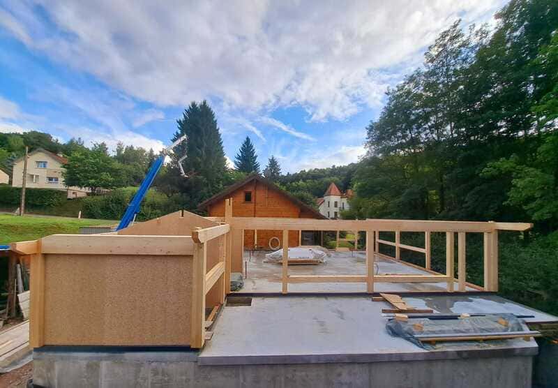 Extension Chalet Structure Poteau-Poutre - Vue 4