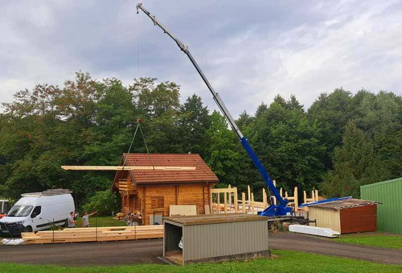 Extension Chalet Structure Poteau-Poutre - Vue 6