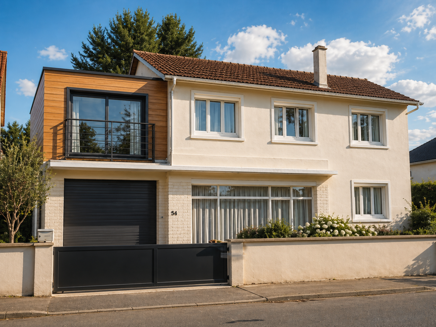 Extension sur garage existant