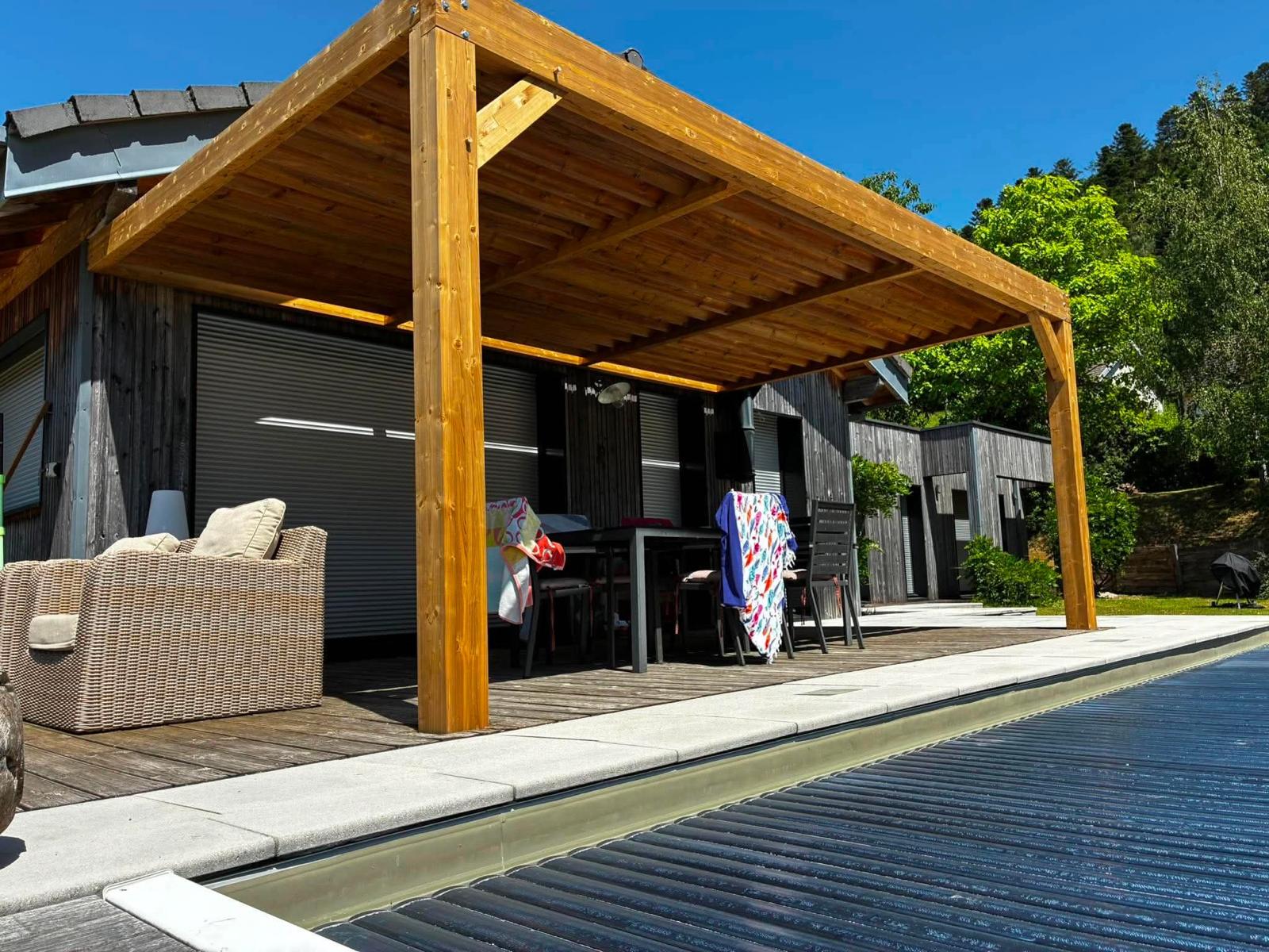 Pergola en pin autoclave - détail 4
