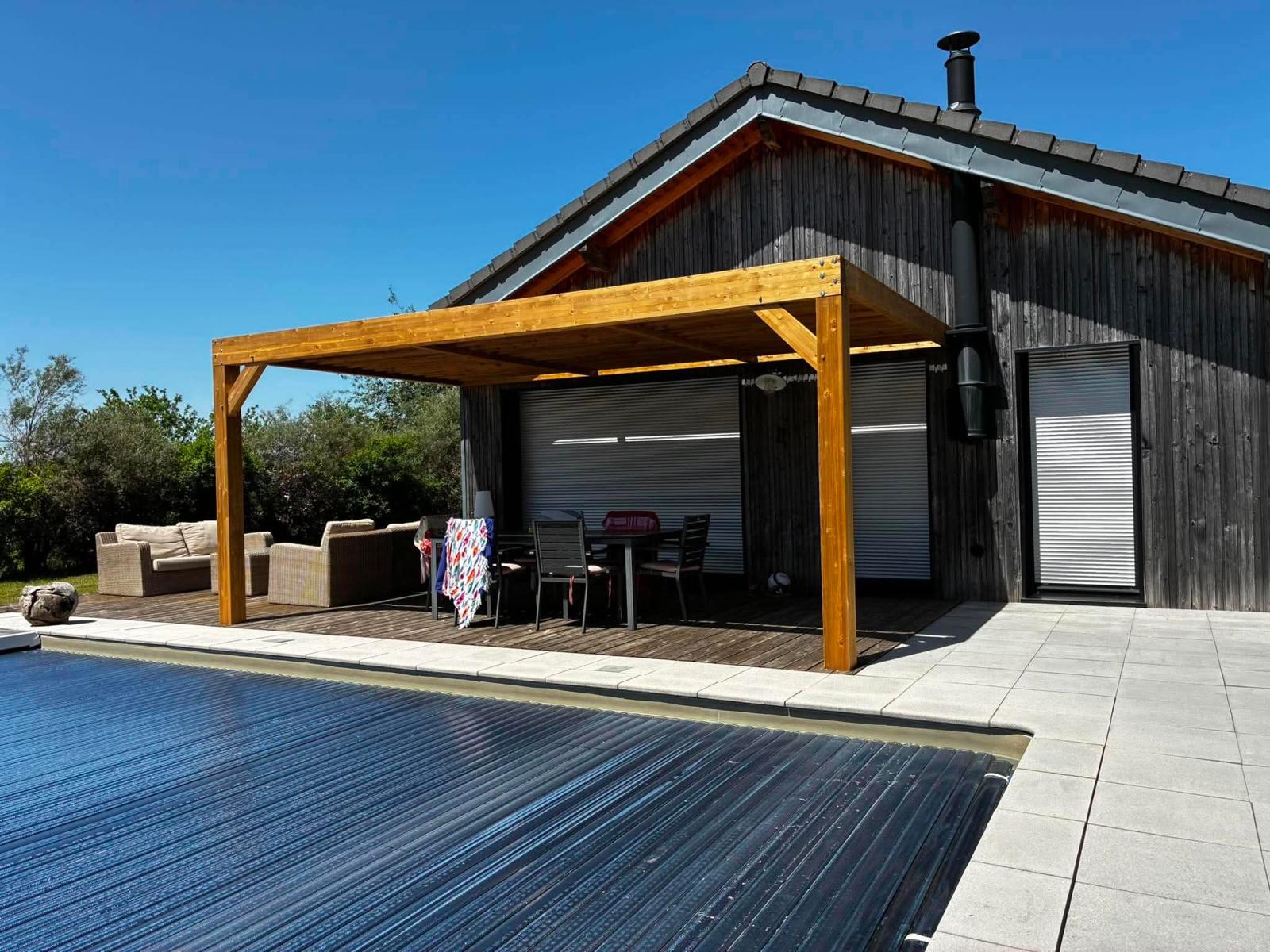Pergola en pin autoclave - détail 5